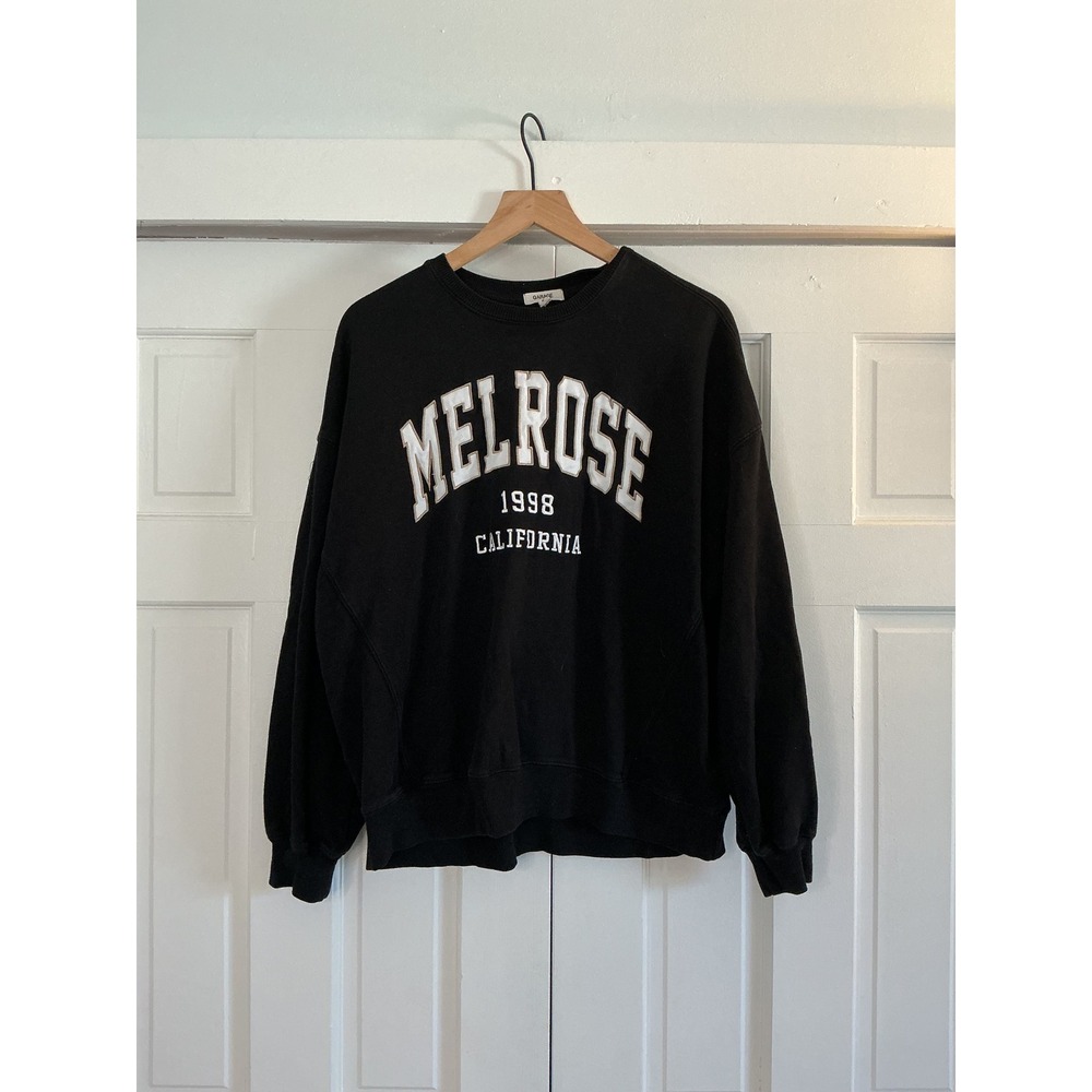 Garage Melrose 1998 California Graphic Sweatshirt Black Crew Neck‎ Medium
